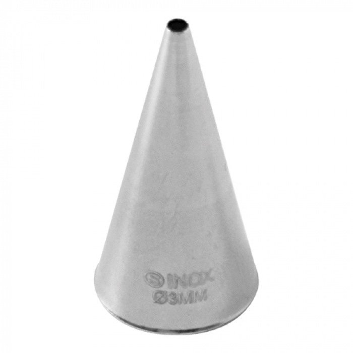 Douille inox lisse 3 mm